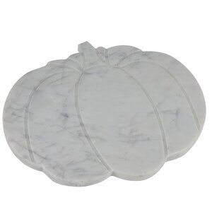 Halloween Pumpkin Marble Serveboard 13"x11.5" Charcuterie Board Fall Decor